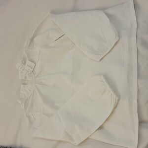 Bonpoint white blouse sz 10 NWT